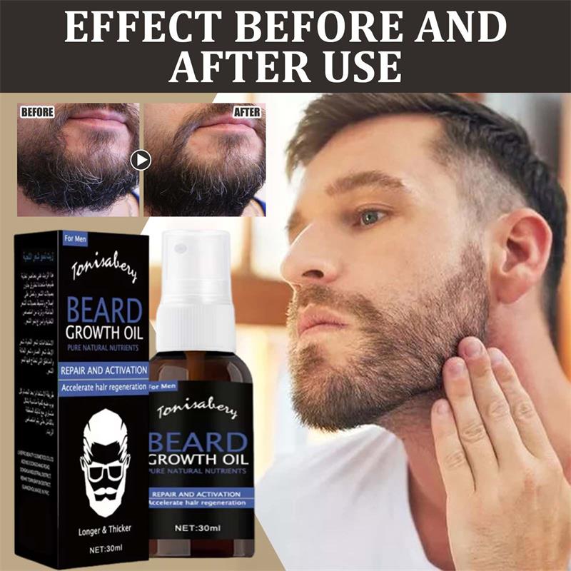 Hair Care Products - Huile de croissance pour barbe, baume
